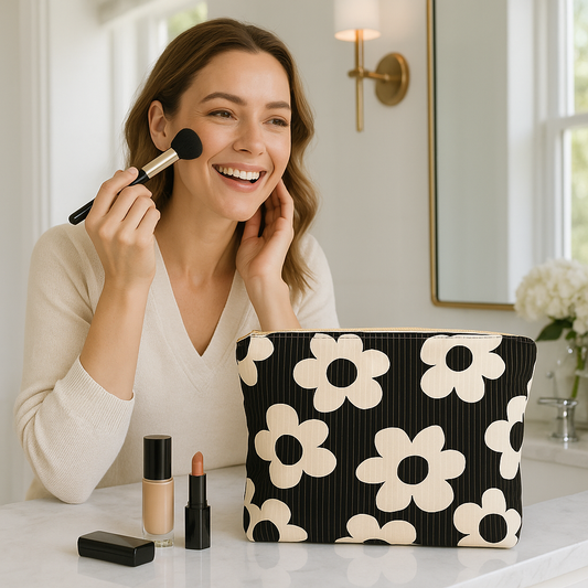 trousse a maquillage range parfaitement produits beaute