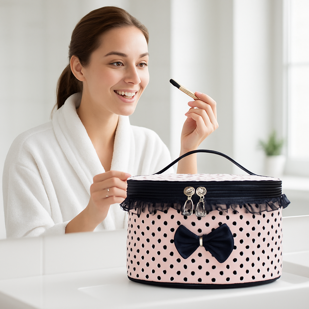trousse de maquillage elegante et pratique