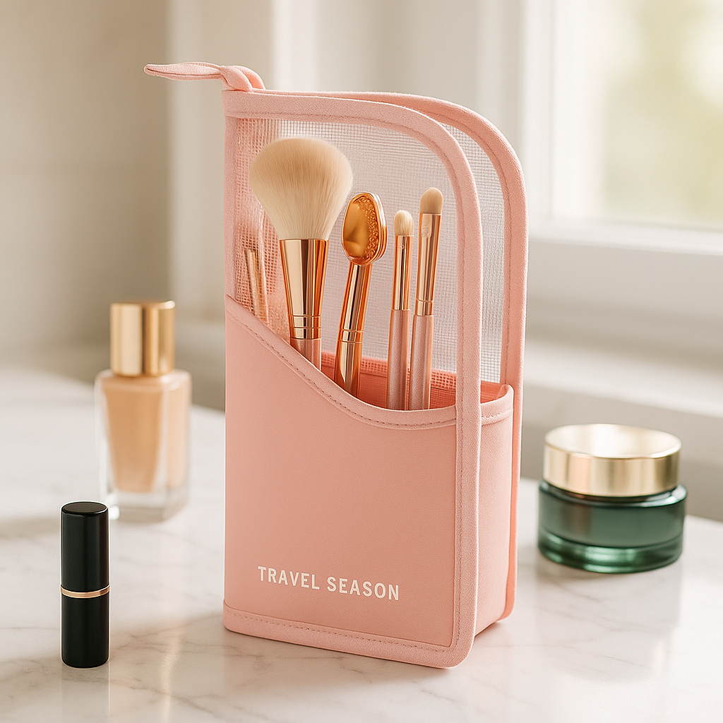 trousse de maquillage porte pinceaux