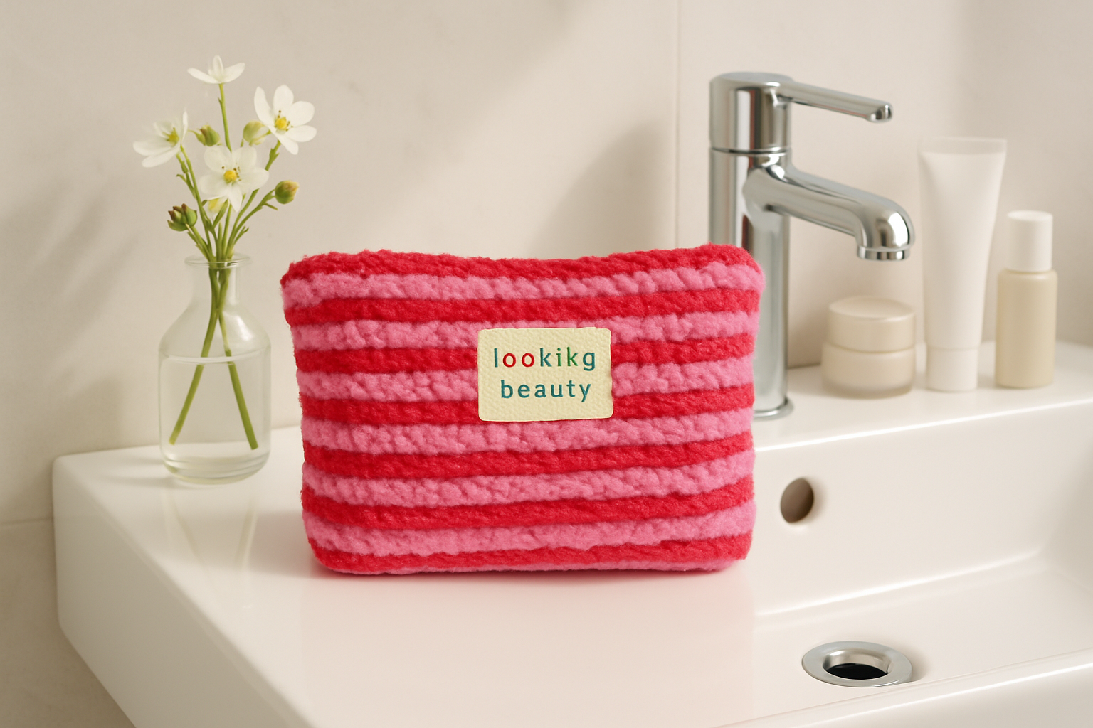trousse de maquillage spacieuse