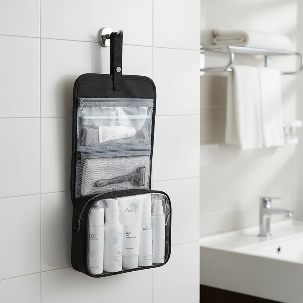 trousse de toilette compartimentee