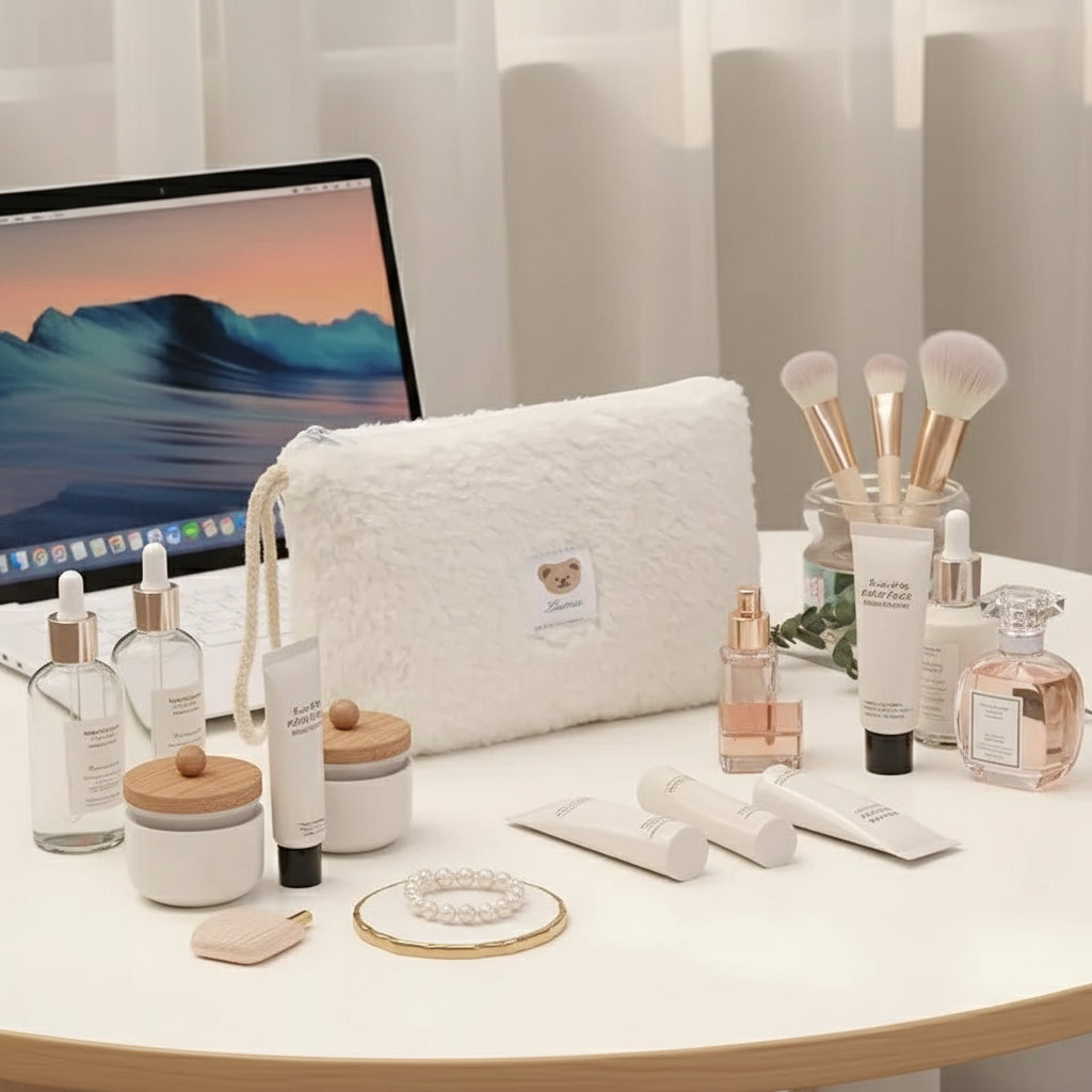 trousse de toilette coton ultra doux