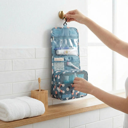 trousse de toilette etanche compartiments pensees
