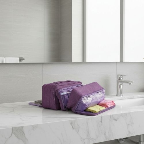 trousse de toilette etanche multifonctionnelle