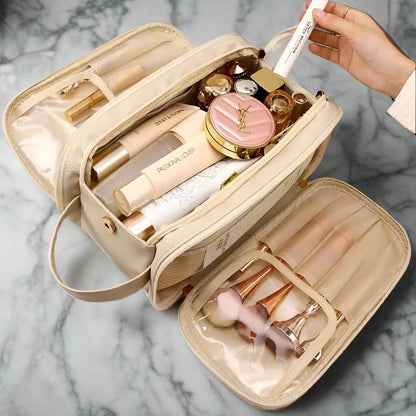 trousse de toilette femme plusieurs compartiements