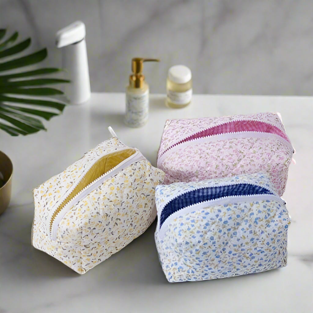 trousse de toilette femme plusieurs couleurs