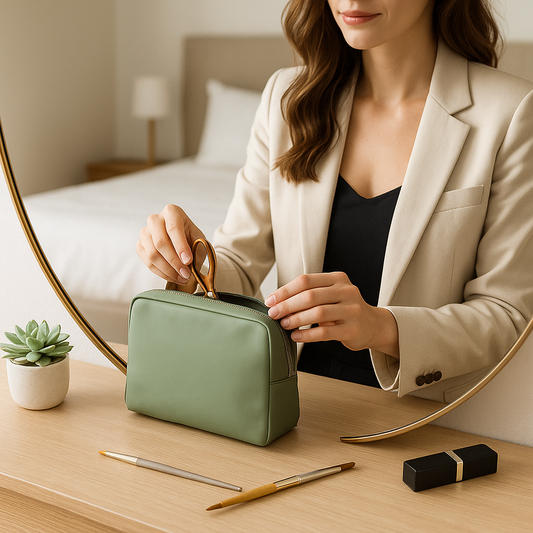 trousse de toilette femme porte parfum