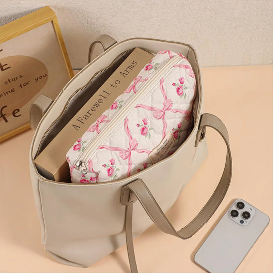 trousse de toilette femme ranger dans sac