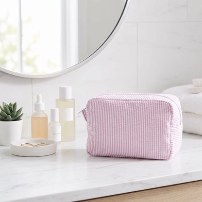 trousse de toilette femme voyage rose
