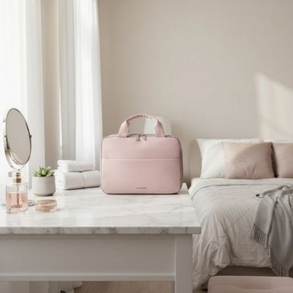 trousse de toilette impermeable femme rose