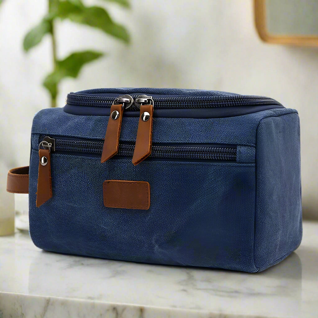 trousse de toilette pour homme grande capacite