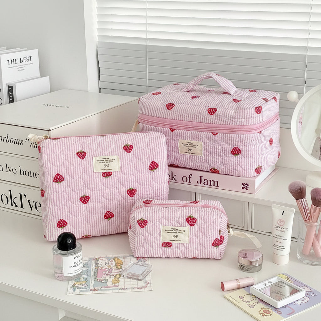 trousse maquillage trois tailles ideales