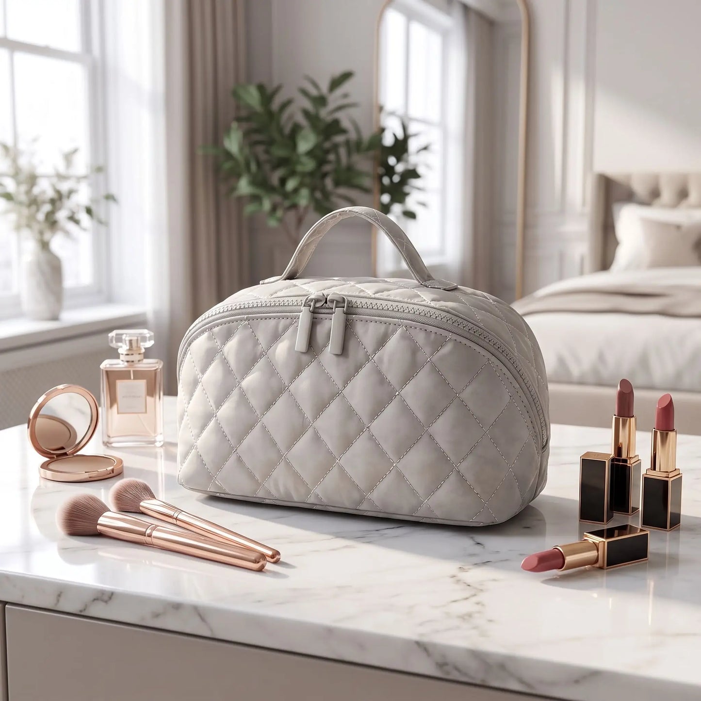 trousse toilette souple grande taille beige