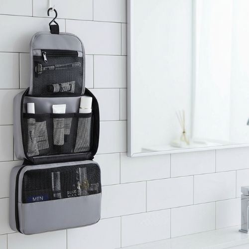 trousse toilette voyage homme accrocher mure