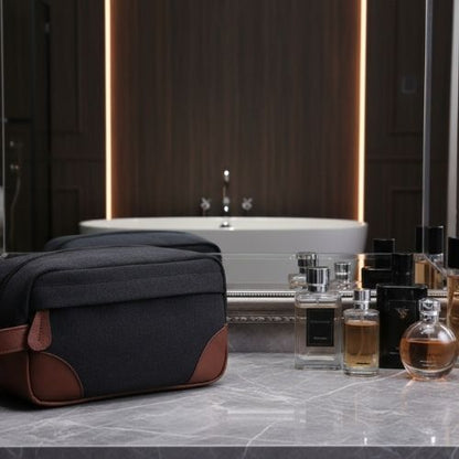 trousse toilette voyage homme compacte