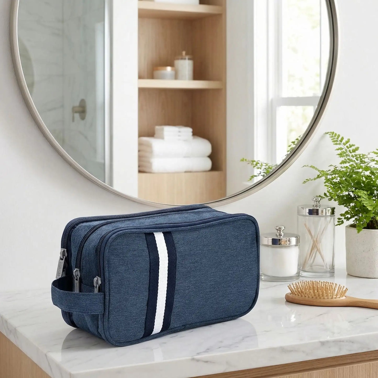 trousse toilette voyage homme couleur bleu