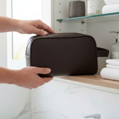 trousse toilette voyage homme cuir parfait