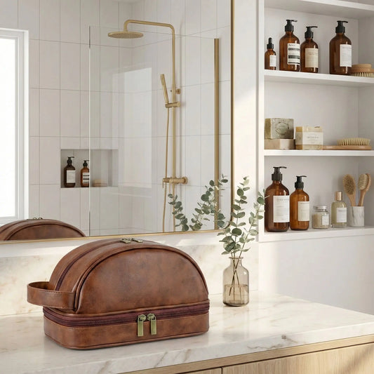 trousse toilette voyage homme cuir solide