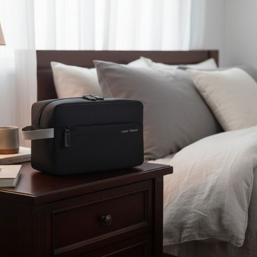 trousse toilette voyage homme rangement indispensable