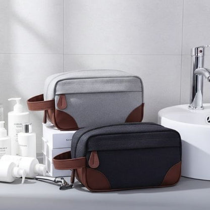 trousse toilette voyage homme toile haute qualite