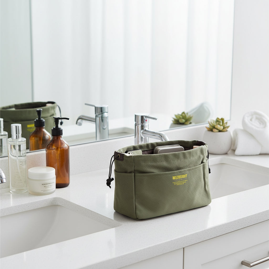 trousse toilette voyage homme verte
