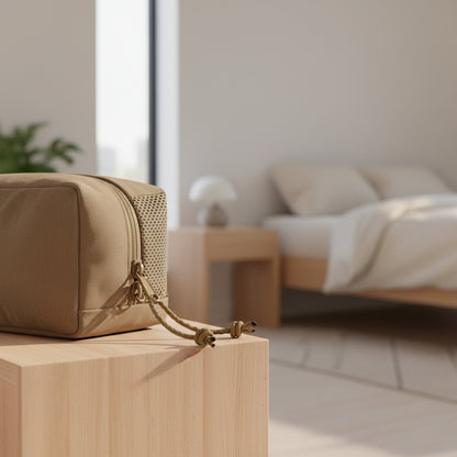 trousses de toilette fermeture eclaire solide