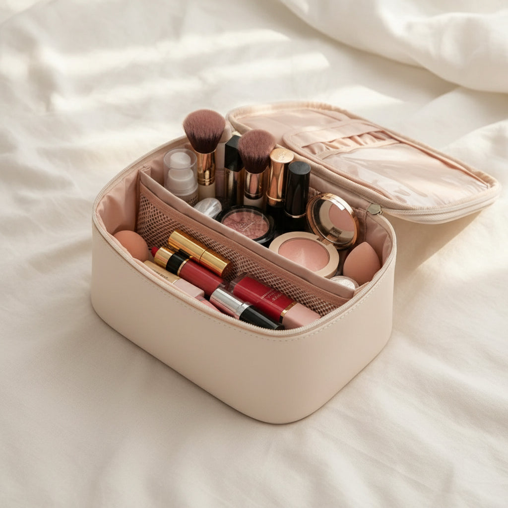 vanity beige posee lit