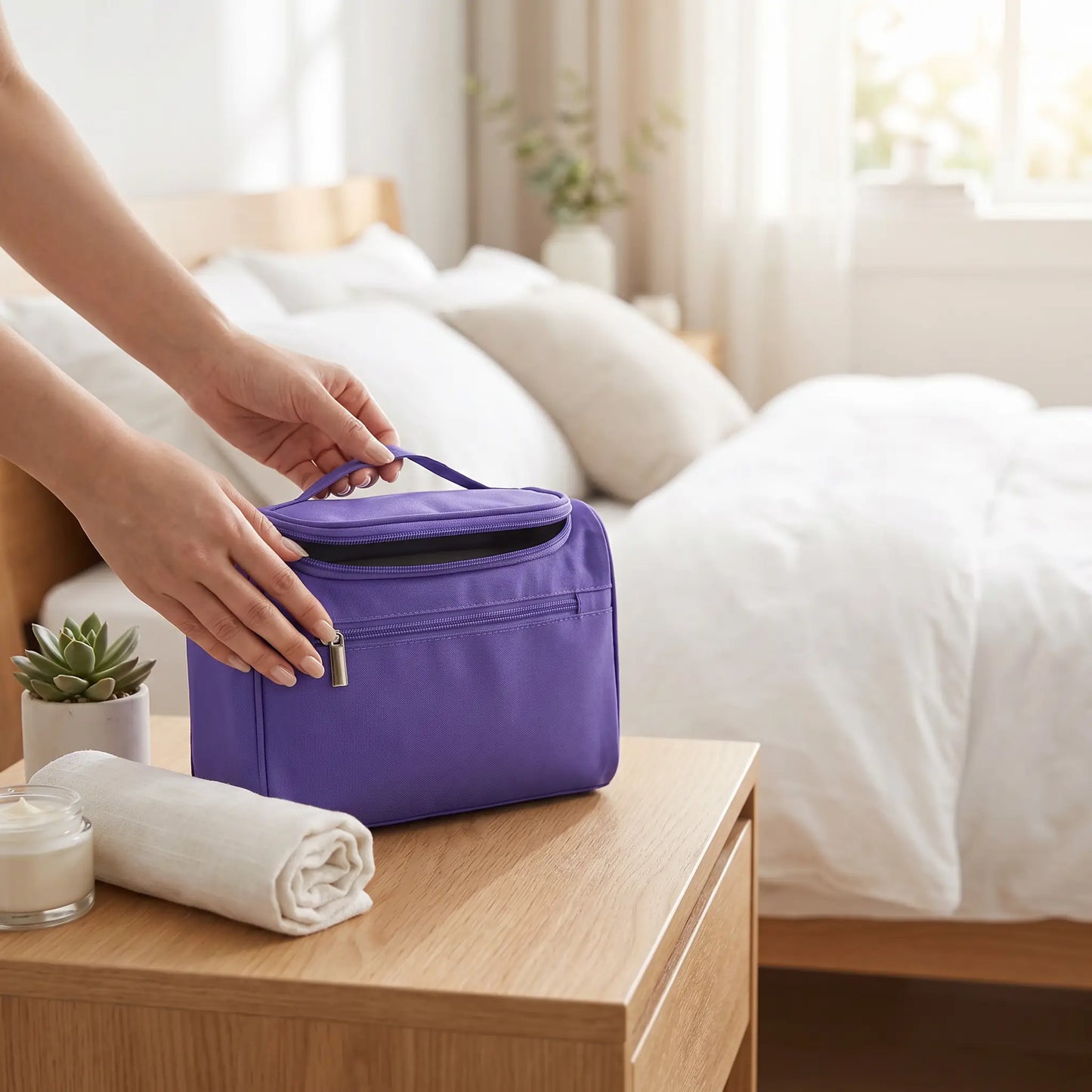 vanity case mauve