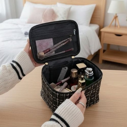 vanity femme chic rangement maquillage