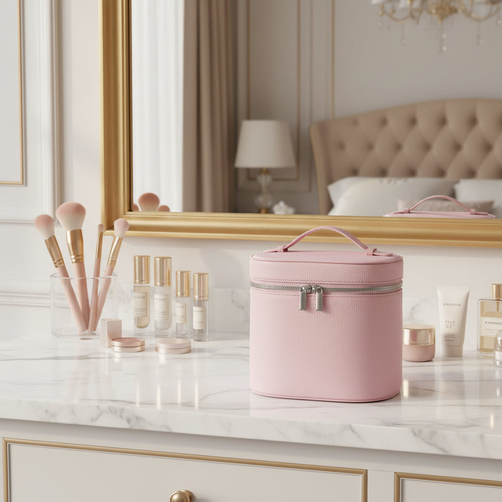 vanity femme chic rose