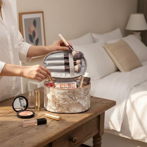 vanity femme compartiments indispensable
