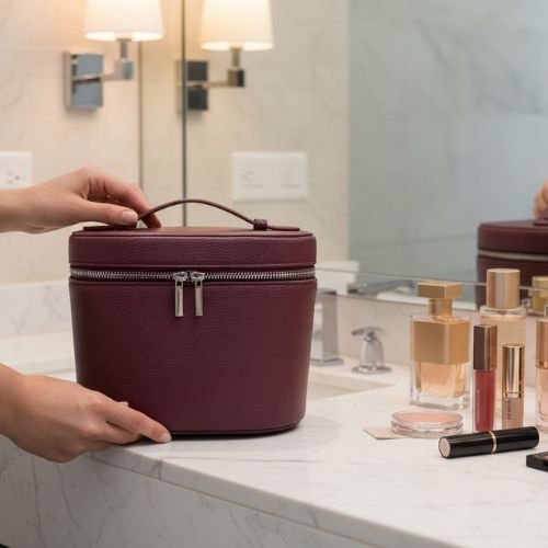 vanity femme cuir syntetique