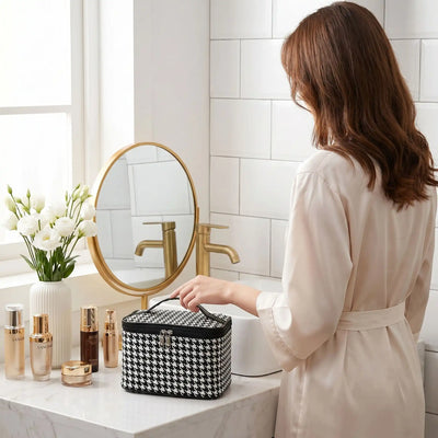 vanity femme maquillage careaux noir