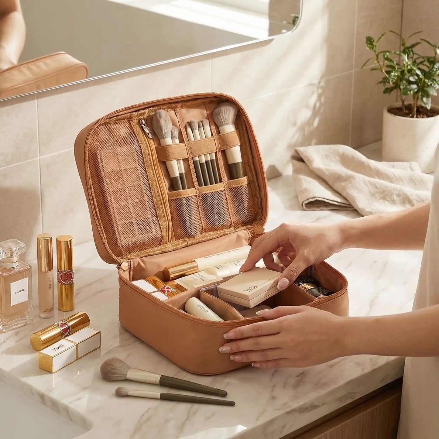 vanity femme marronl uxieux