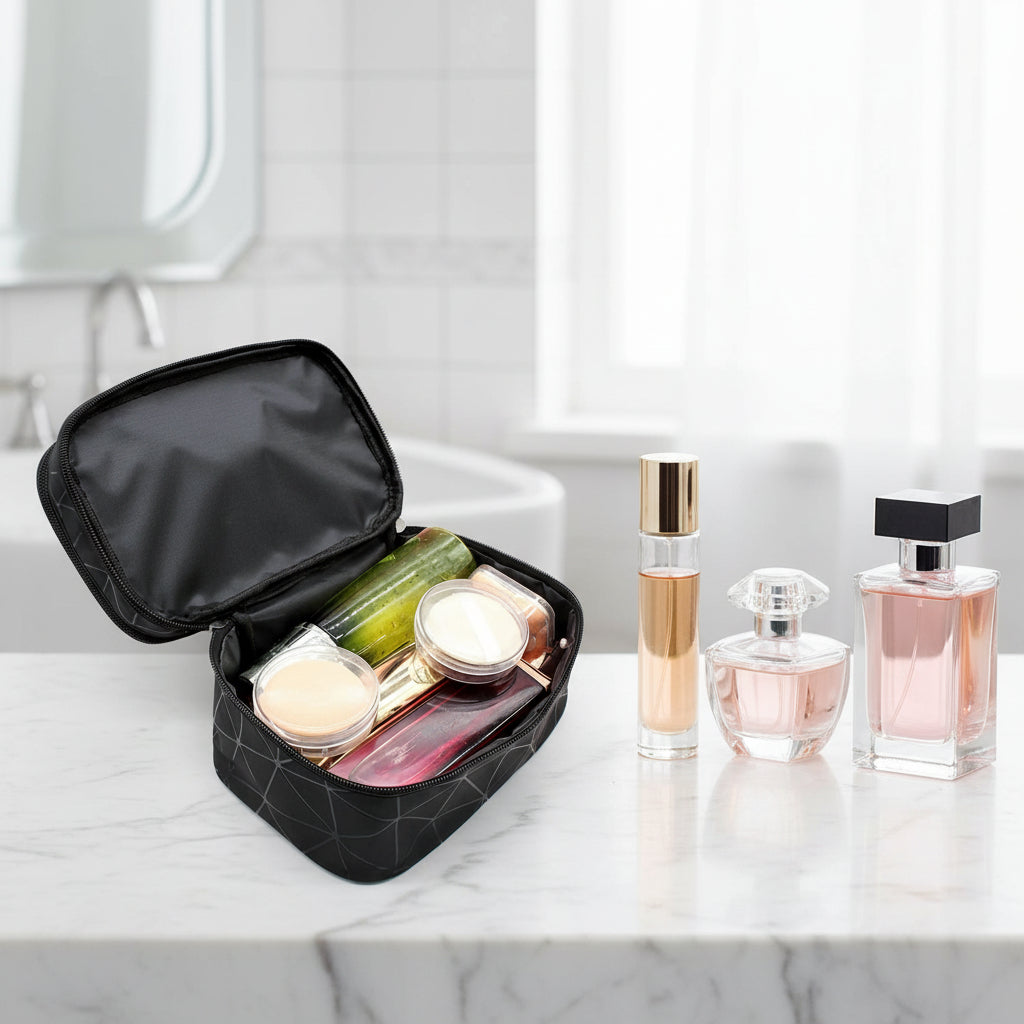 vanity femme ouvert cote parfums