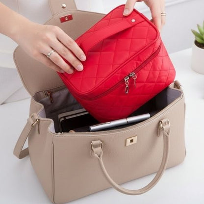 vanity femme rouge ranger sac