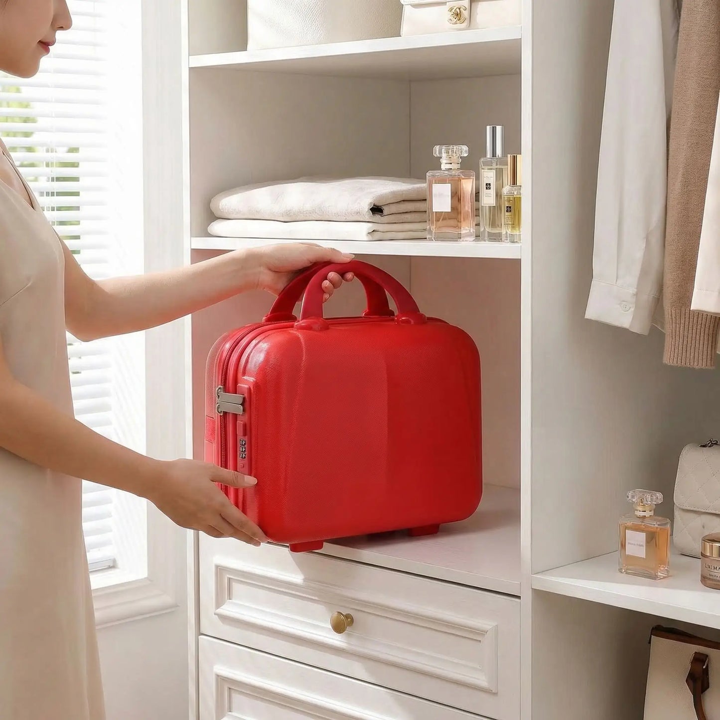 vanity femme rouge sublime