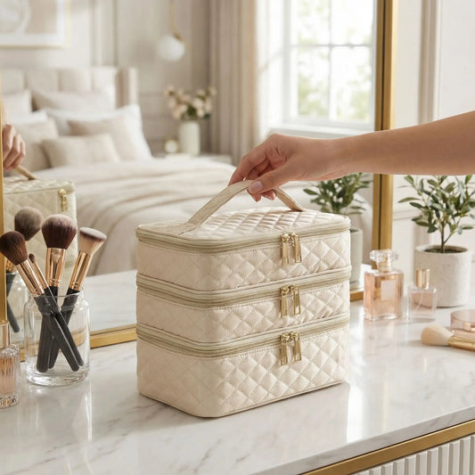 vanity femme tendance beige classe