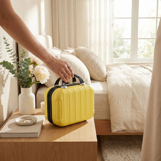 vanity femme tendance jaune citron