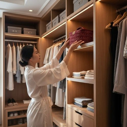 vanity femme tendance motif carreaux intemporel