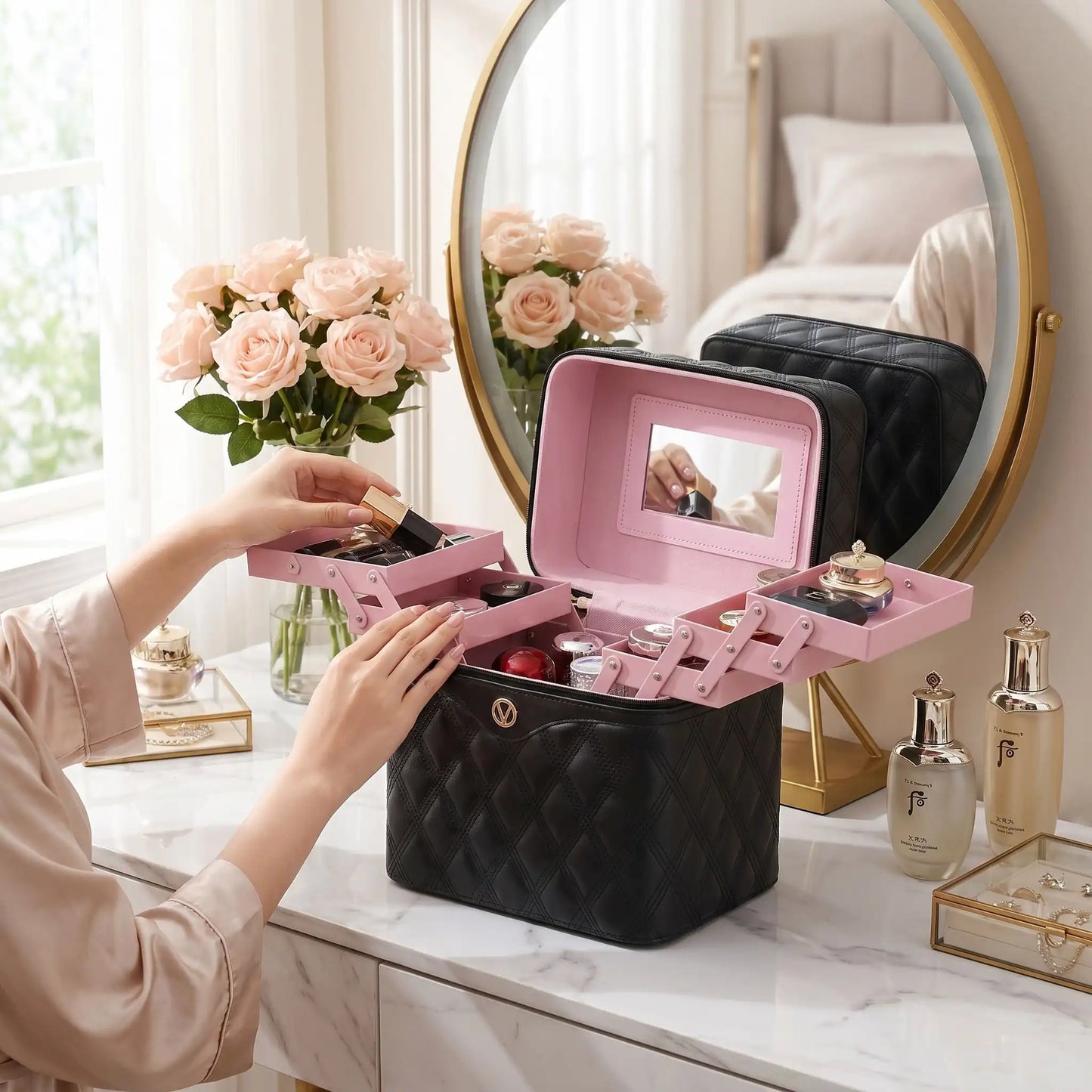 vanity femme tendance noir qualite