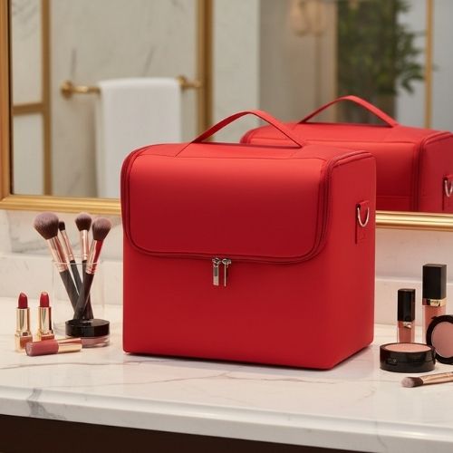 vanity femme tendance rouge sublime