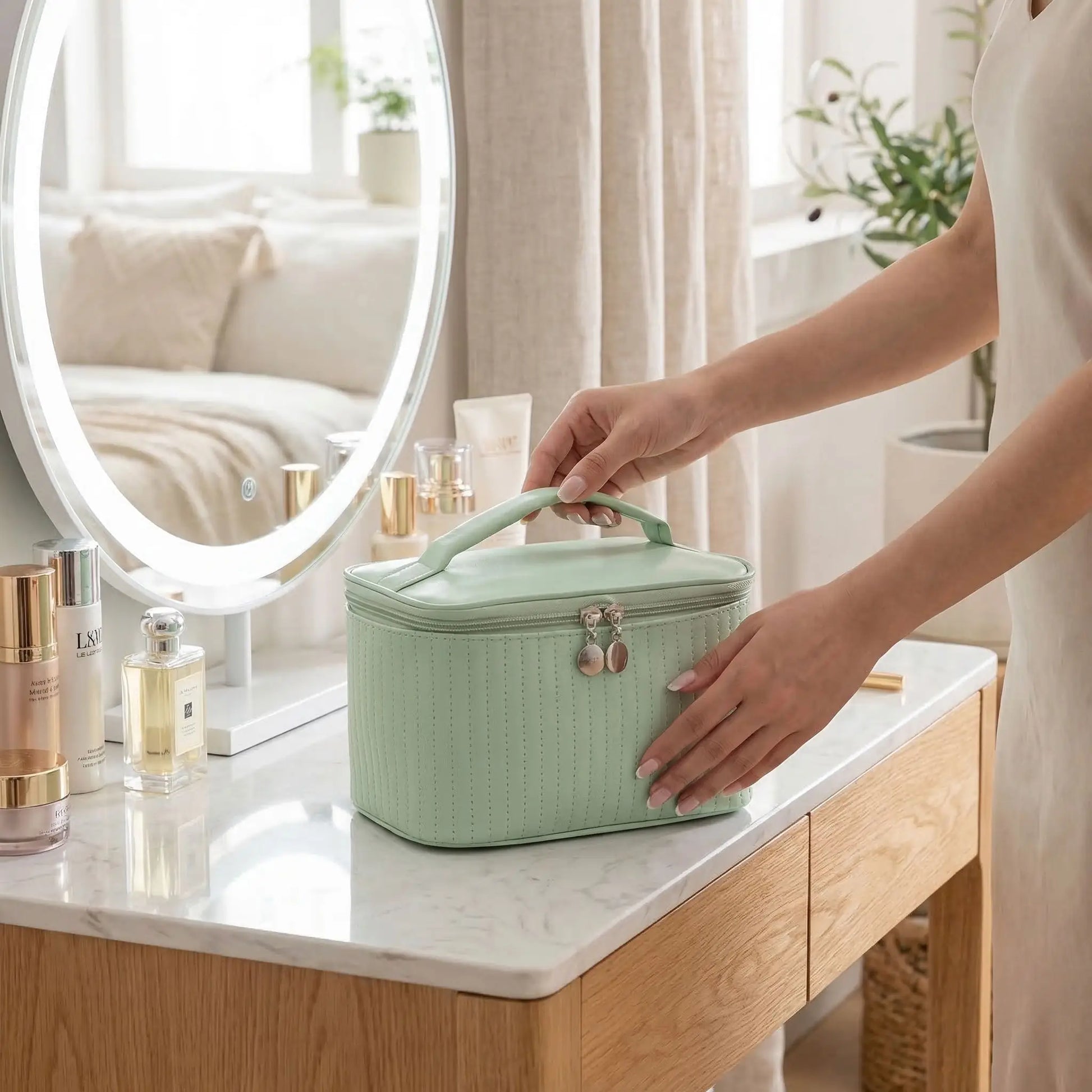 vanity femme tendance vert