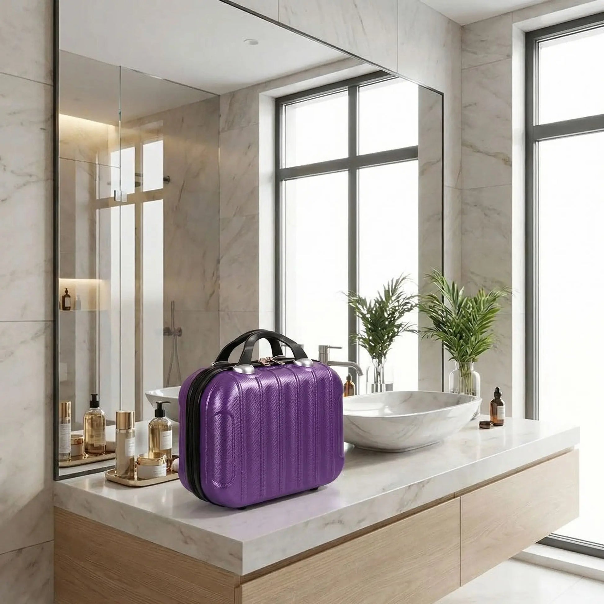 vanity femme tendance violet fonce