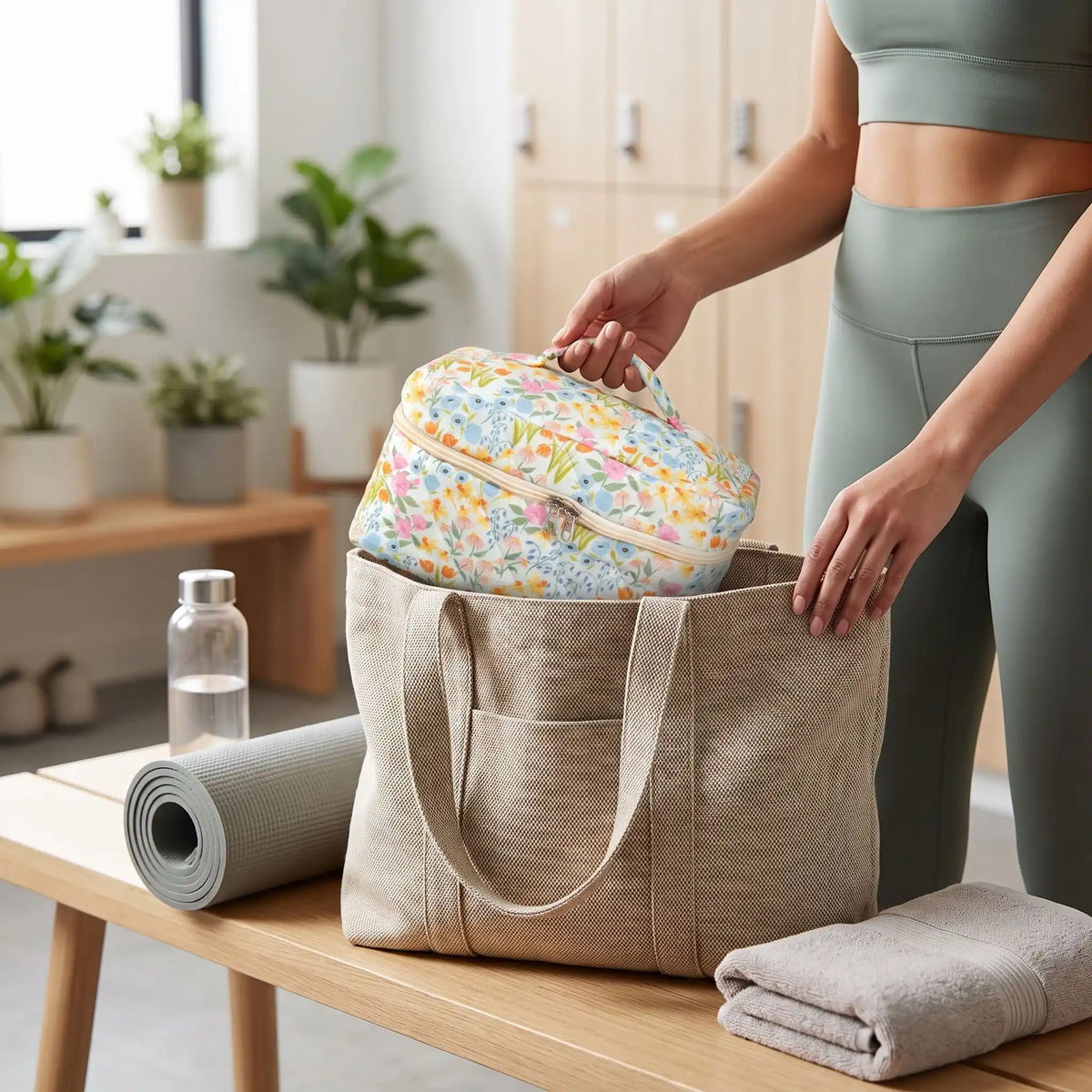 vanity femme tissu pratique sport
