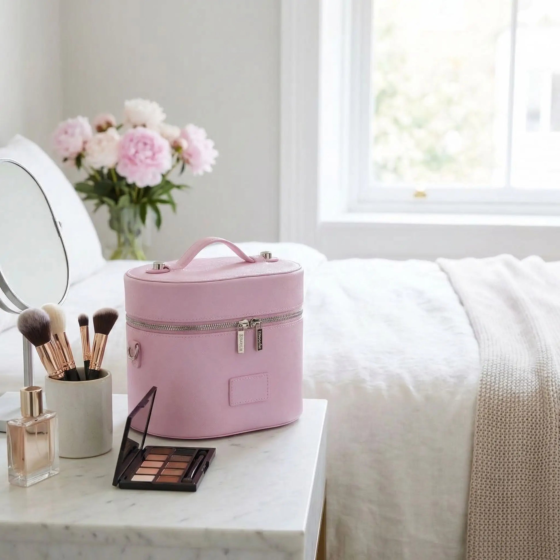 vanity femmes rose poudre