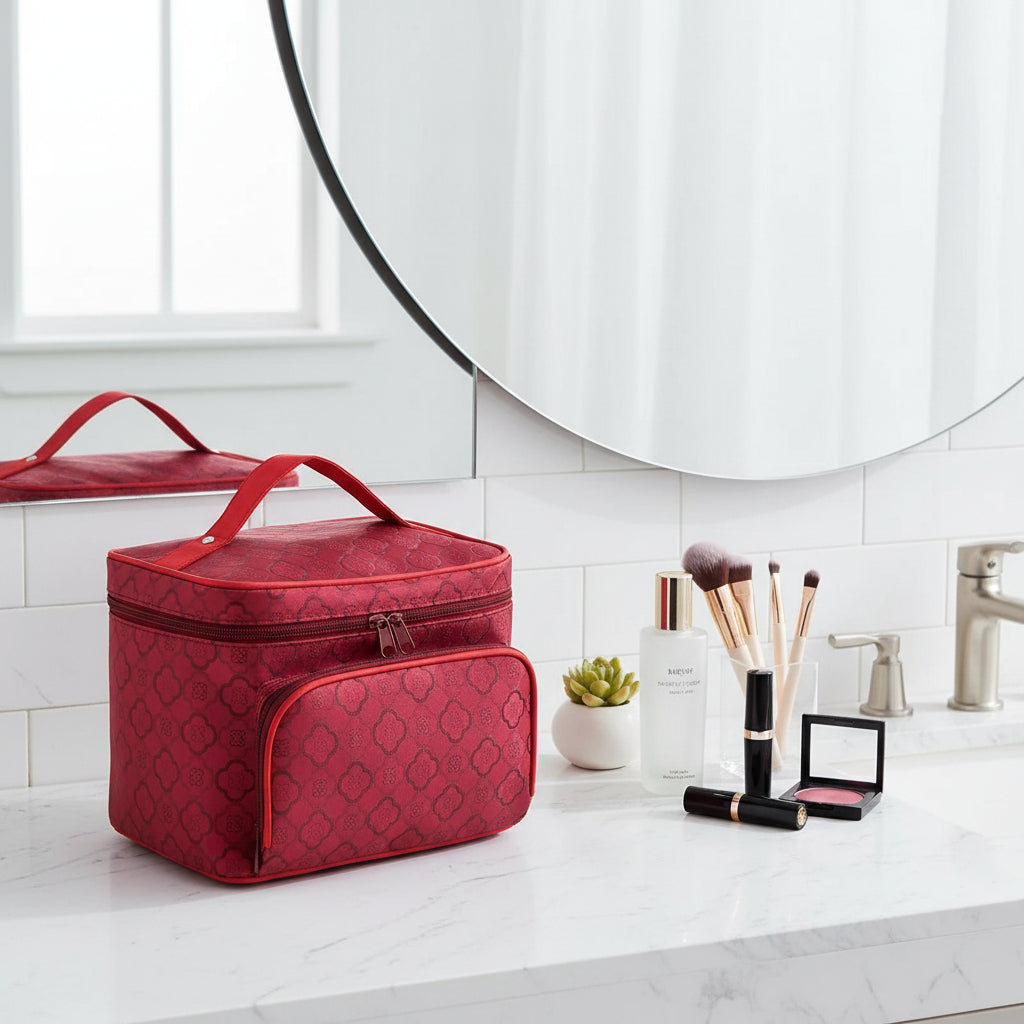 vanity poser devant miroir